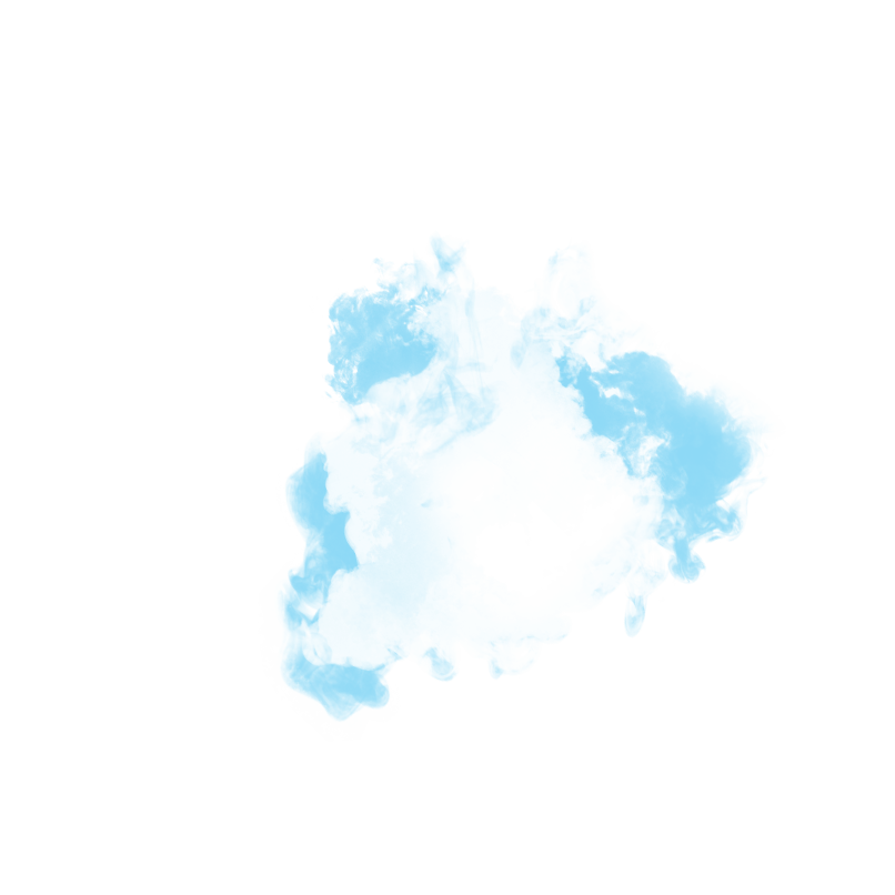 Blått moln